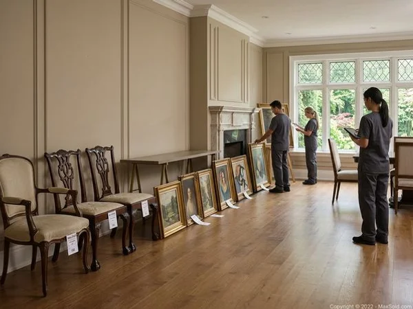 Antiques tagged for MaxSold auction photography